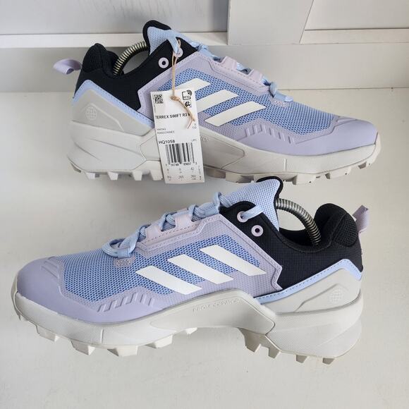 Adidas Terrex Swift R3 GTX GORETEX Hiking Shoe Trail  Women's 9.5 Blue NEW - Picture 5 of 11